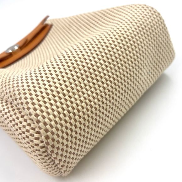 Hermes Yale Bag TPM □R Stamped Leather × Canvas Ivory × Light Brown Shoulder - Picture 5 of 15